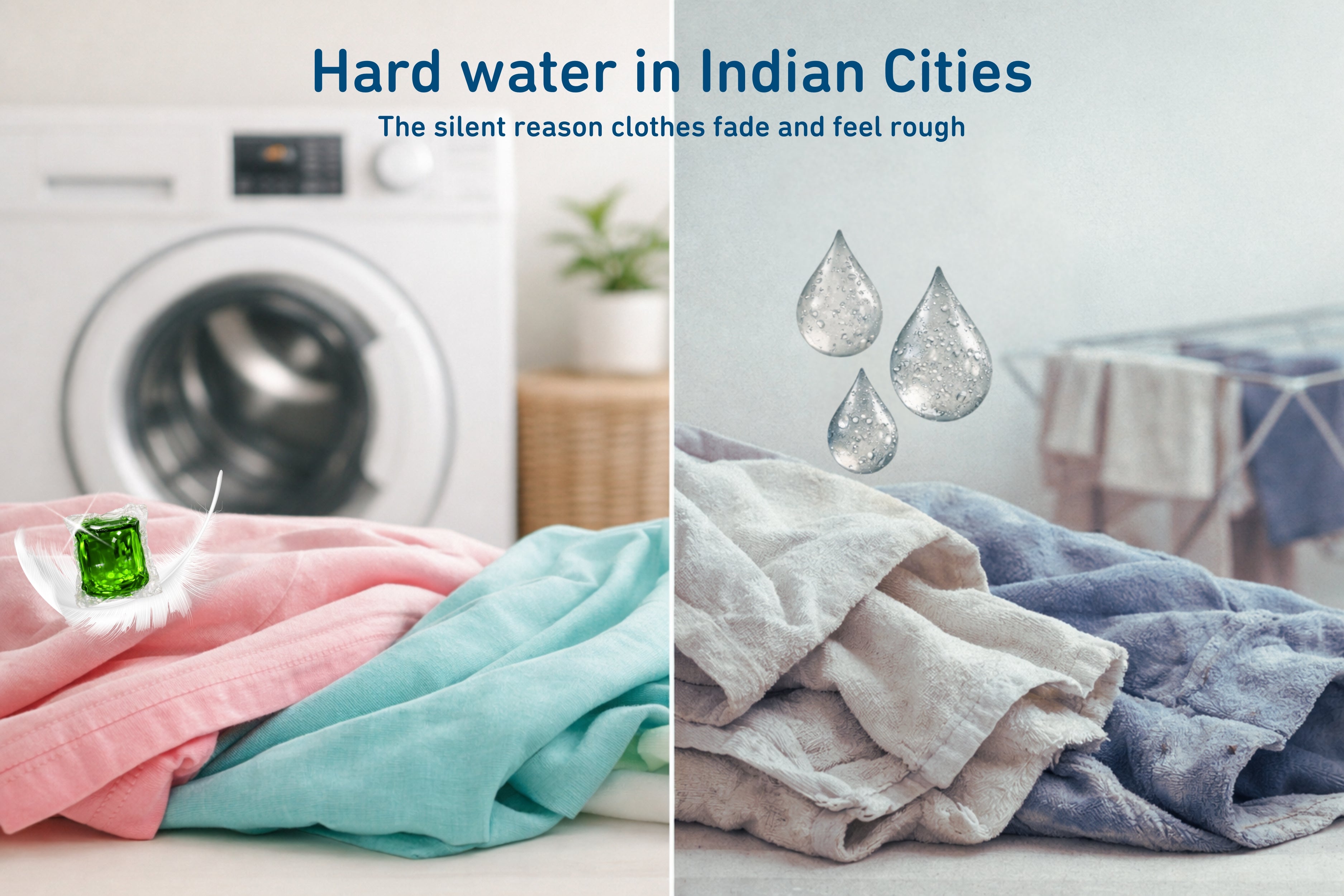 Hard Water in Indian Cities - Hapiso Laundry Pods
 – hapiso.in
