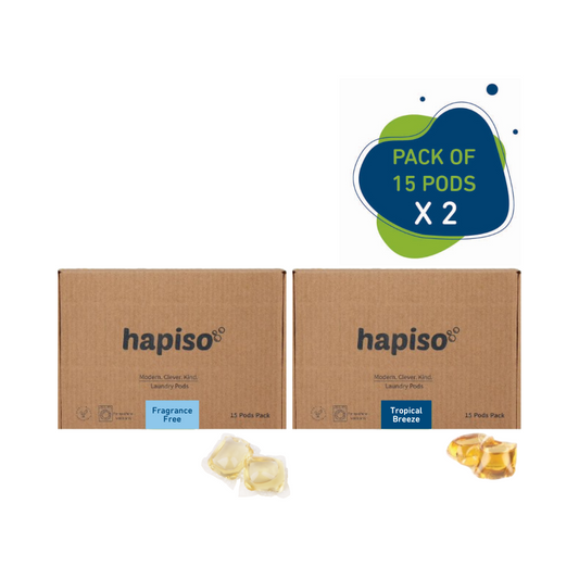 Combo | Laundry Pods | Fragrance Free and Tropical Breeze | Pack of 2