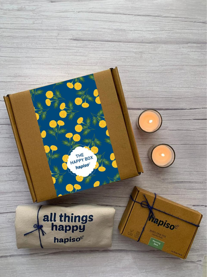 Eco-Friendly Happy Box Gift Set - Laundry & Cleaning Hamper – hapiso.in