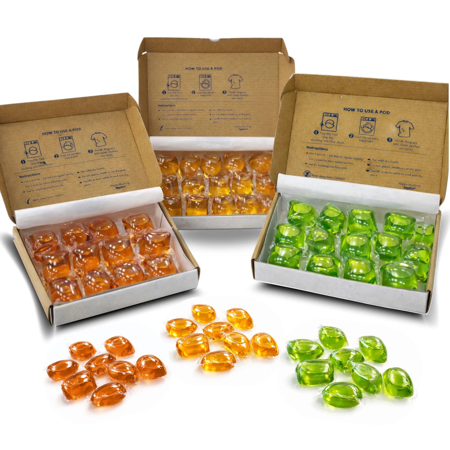 5-in-1 Laundry Pods | Tropical Breeze | Morning Dew | Fragrance Free